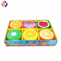 Cheap and safe  mud play set  crystal slime fruit putty toy for children