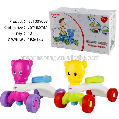 Grow Up Happy Children Walker Car, Walk Toy Driving Cars