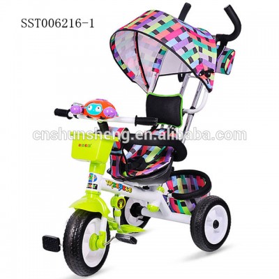 crab style baby tricycle with tent . best gift for kids