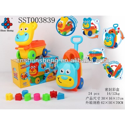 Suitcase Car Bricks Funny Car Hanging Blocks Set